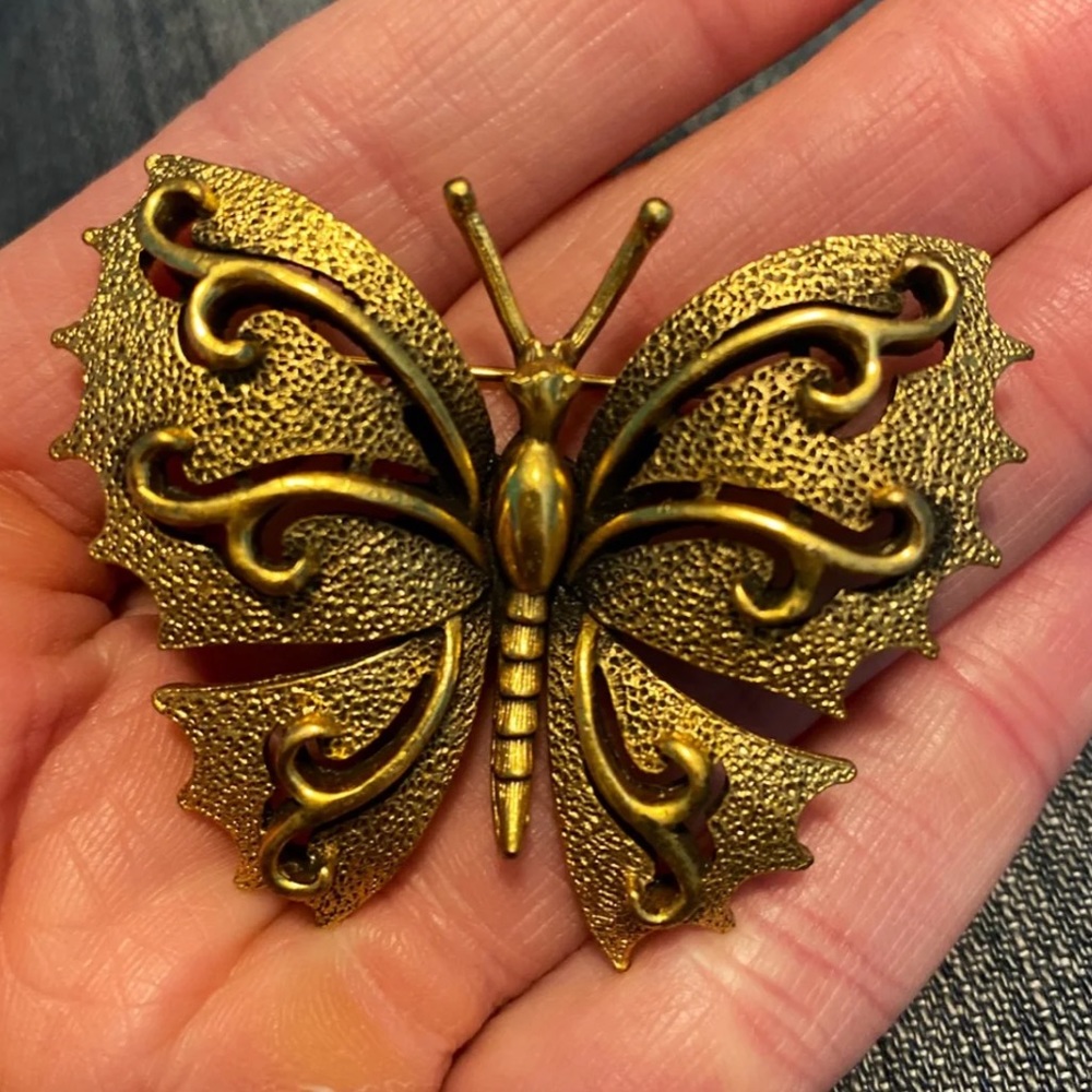 Vintage butterfly brooch